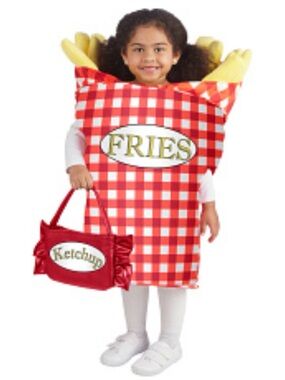 FUN OF A KIND 🍟FRENCH FRIES AND KETCHUP🍟 KIDS COSTUME ONE SIZE (4-10) 🌟NWT🌟